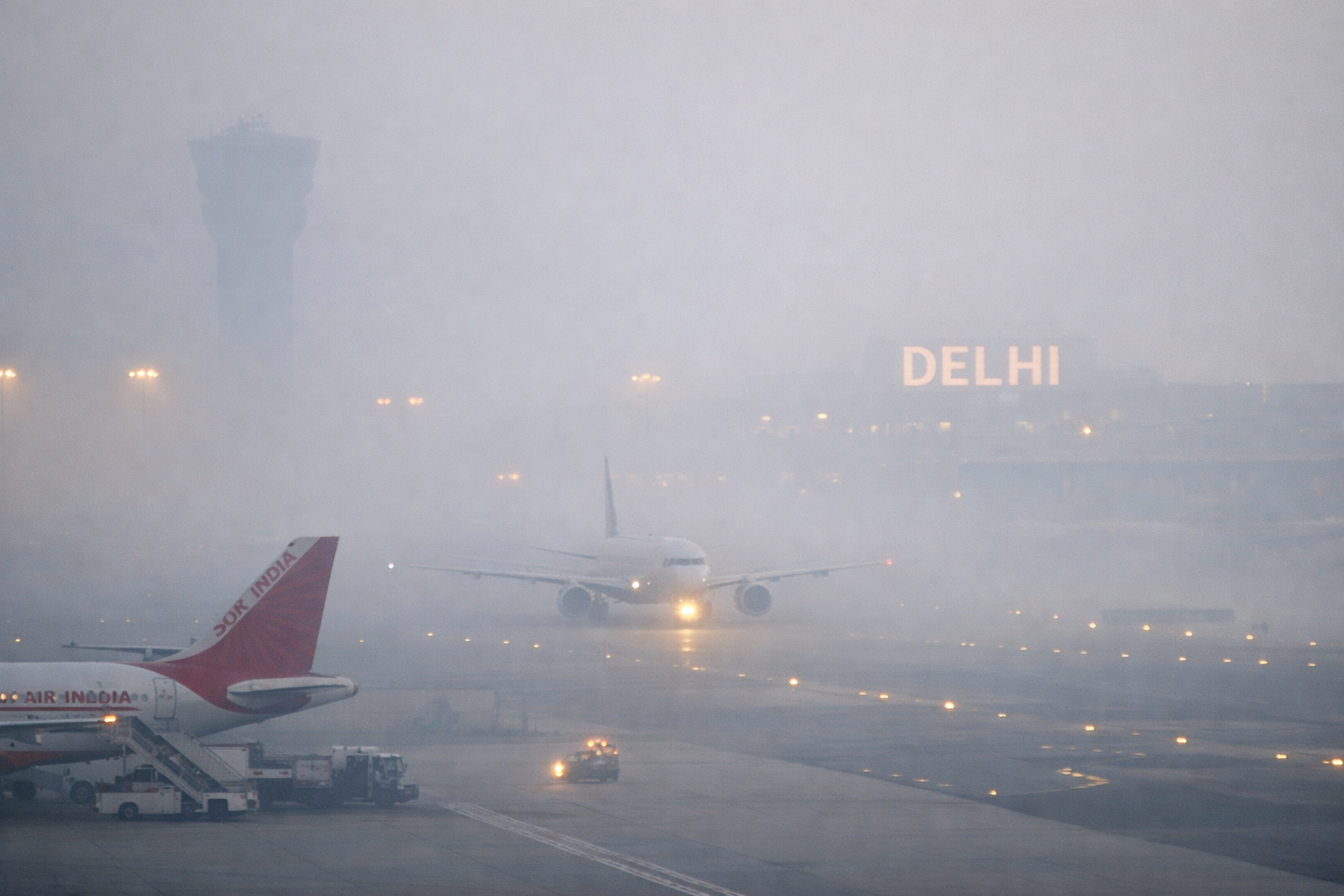 Delhi me ghane kohre ka kehar: IGI Airport par 129 se zyada flights cancel, air traffic badly affected