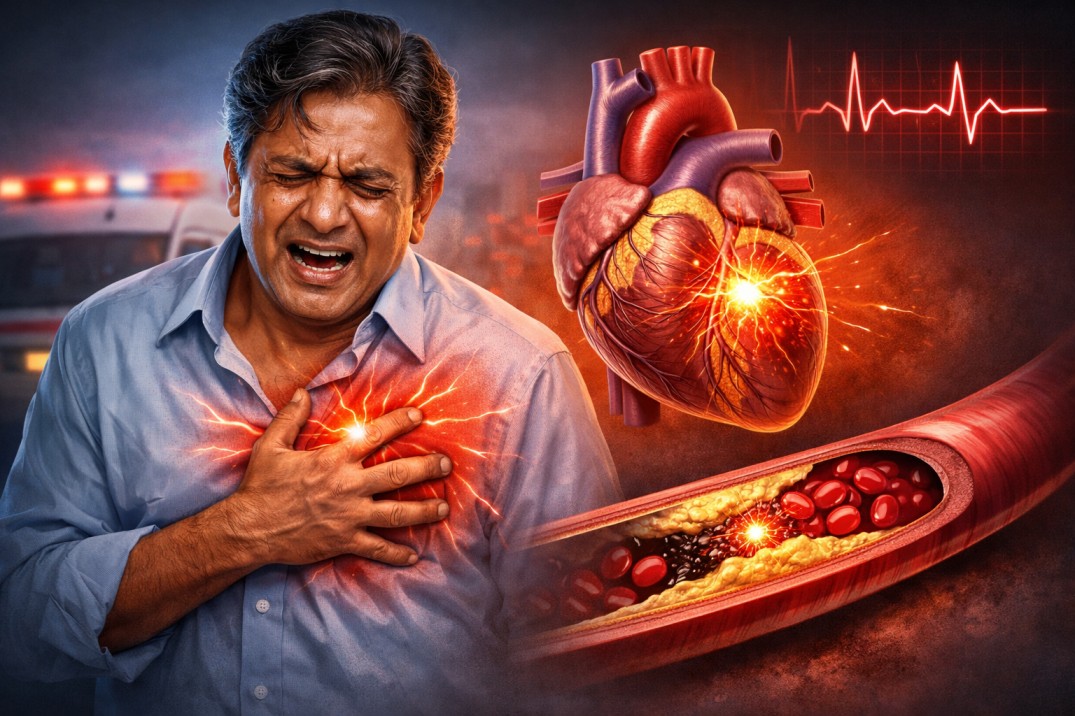 Heart Attack (हार्ट अटैक) क्यों होता है: कारण, लक्षण और इलाज